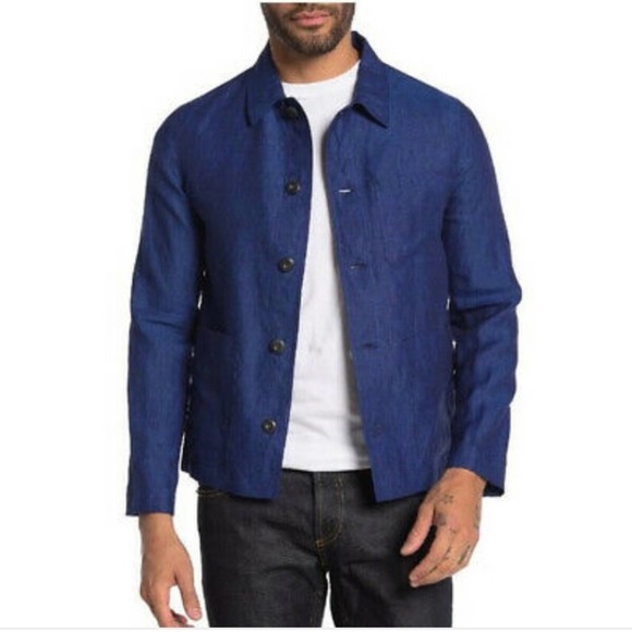 Burberry NWT Ainsworth Linen Button-Down Shirt 52R